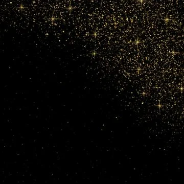 Glitter particles background effect Stock Illustration