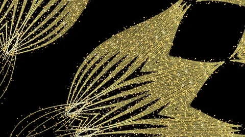 Glitter Particles Background. Loop Animation Video stock 107652114