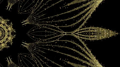 Glitter Particles Background. Loop Animation Video stock 107652262