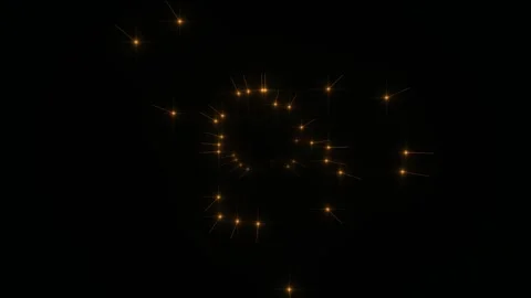 Glitter particles dissolving into darkness in seamless loop Stock Footage 342401854