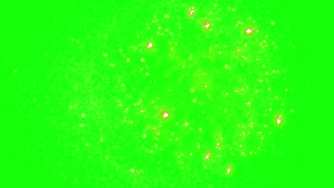 Glitter particles explode on green screen background Video stock 337629693