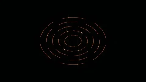 Glitter particles forming circular waves create a Stock Footage 342358123