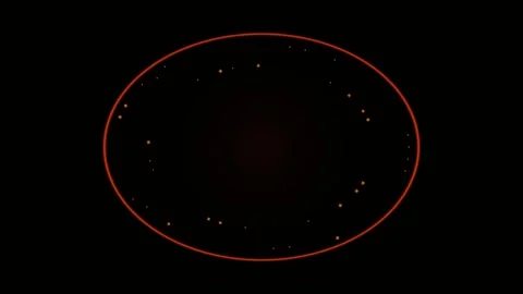 Glitter Particles Forming Circular Waves Seamless Loop Stock Footage 342403346