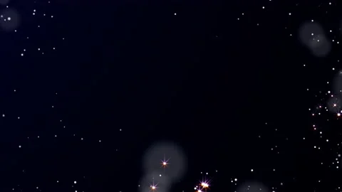 Glitter Particles Frame. Bokeh Particles. Loop animation Stock Footage 186931923