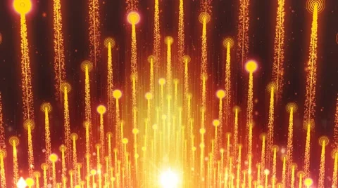 Glitter Particles Party and Event Golden Backgrounds Stock Footage 59765403