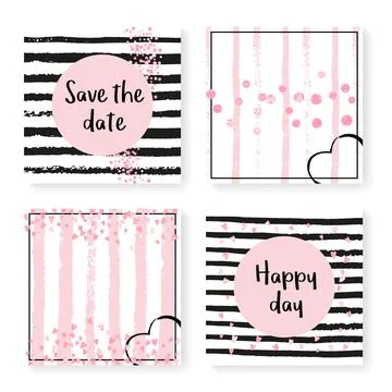 Glitter Pattern. Golden Winter Textile. Rose Stock Illustration