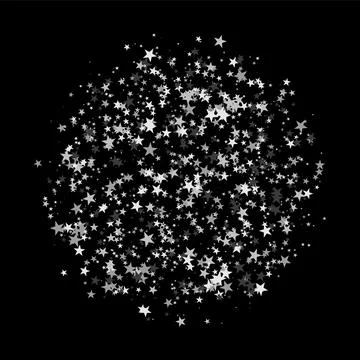 Glitter pattern made of stars Stock Illustration