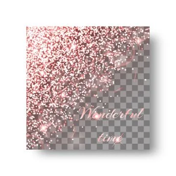 Glitter pink background Stock Illustration