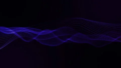 Glitter pink blue particles strings waving Stock-Footage 259037381