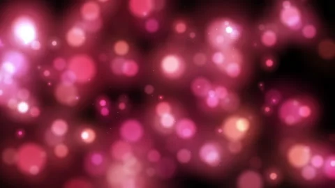 Glitter pink particles with bokeh effect. Magical motion design style Stock-Footage 230725958