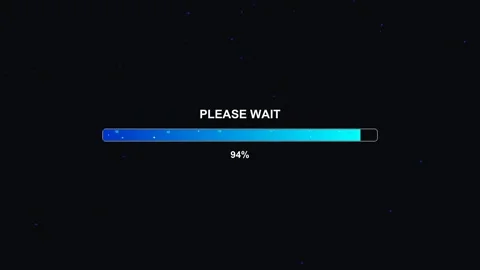 Glitter progress bar animation showing loading status for women and girls d.. Stock Footage 326939161