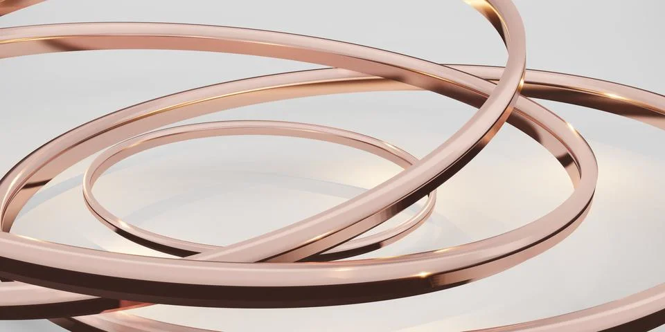 Glitter ring background abstract white backdrop 3d illustration Illustrazione stock