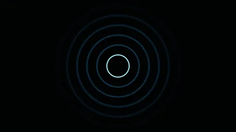 Glitter ring pulse background with seamless looping effect Stock Footage 341775152