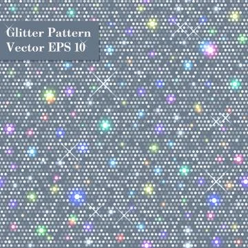 Glitter seamless background. Stock Illustration