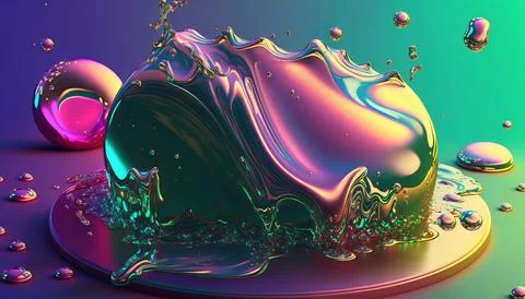 Glitter smile liquid. Super Realistic. Use in your projects. Background. Stock Illustration