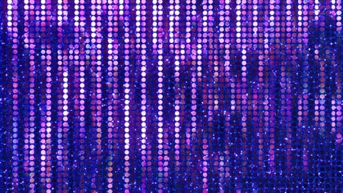 Glitter Spangle line curtain 3D illustration background Purple304 Stock Illustration