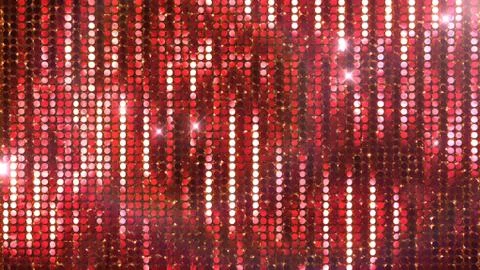 Glitter Spangle line curtain 3D illustration background Red2 Flash 03 Stock Illustration