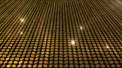Glitter Spangle line curtain perspect 3D illustration background Gold Flash  Stock Illustration