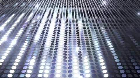 Glitter Spangle line curtain perspect 3D illustration background Silver2 Fla Stock Illustration