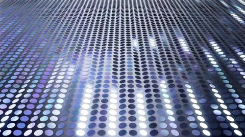 Glitter Spangle line curtain perspect 3D illustration background Silver205 Stock Illustration