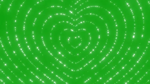 Glitter sparkle animated green screen, 3D Animation. White shining dust light. Stock Footage 291393403