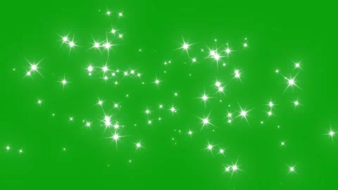 Glitter sparkle animated green screen, 3D Animation. White shining dust light. Stock Footage 291393707
