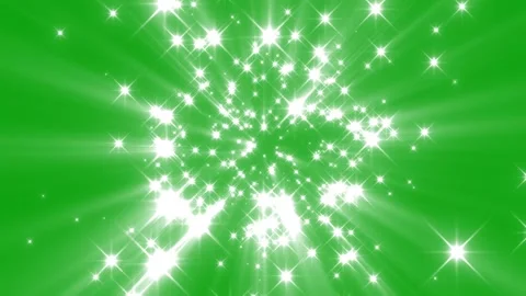 Glitter sparkle animated green screen, 3D Animation. White shining dust light. Stock Footage 291393846