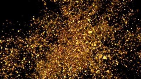Glitter Sparkle Particle Explosion Background Texture Slow Motion alpha channel Vidéo 113347148