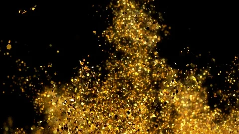 Glitter Sparkle Particle Explosion Background Texture Slow Motion alpha channel Stock Footage 113347277