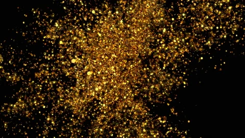 Glitter Sparkle Particle Explosion Background Texture Slow Motion alpha channel Video stock 113347289