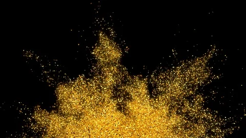 Glitter Sparkle Particle Explosion Background Texture Slow Motion alpha channel Video stock 117242935