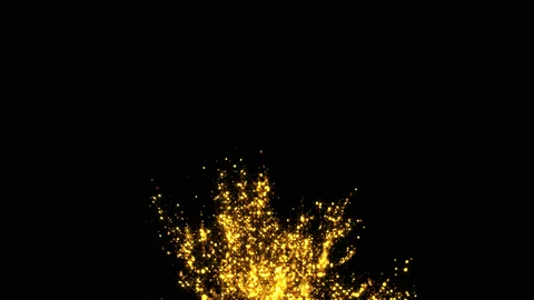 Glitter Sparkle Particle Explosion Background Texture Slow Motion alpha channel Stock Footage 190425767