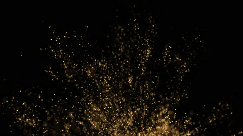 Glitter Sparkle Particle Explosion Background Texture Slow Motion alpha channel Stock Footage 200866159