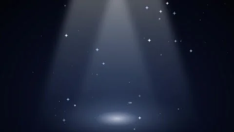 Glitter Sparkle Particles Loop - Spotlight Celebration Backdrop Stock Footage 344033459