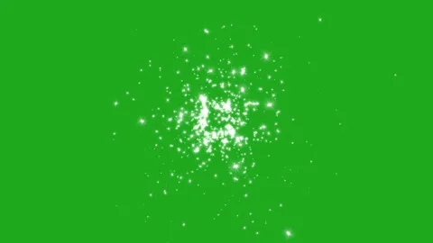 Glitter sparkles extraction motion graphics with green screen background Stock Footage 285580986