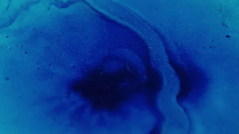 Glitter splatter paint drop spill blue pigment Stock Footage 314810587