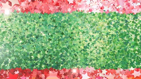 Glitter Star Frame 4 Ss Red Flash 4k Vídeos de archivo 104944768