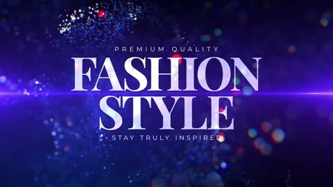 Glitter Titles 스톡 After Effects