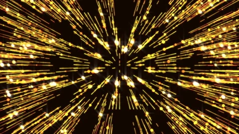 Glitter Wall Golden Flicker Animated Lines Background Particles Gorgeous Stock Footage 87145534