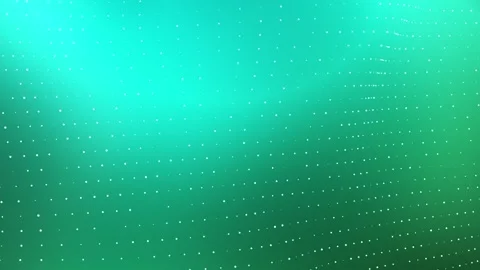 Glittering abstract particles flowing through vibrant green gradients Stock Footage 294258942