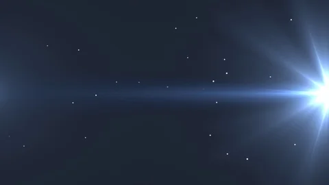 Glittering Blue flare Particle Background with star and black background Stock Footage 122227699