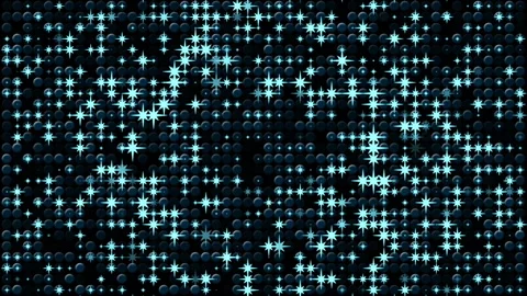 Glittering Blue Mosaic Disco Wall Video Animated Background Stock Footage 346665131