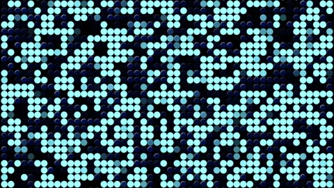 Glittering Blue Mosaic Disco Wall Video Animated Background Stock Footage 346665138