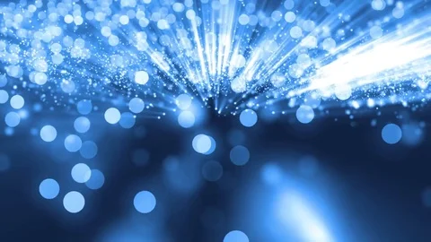 Glittering Blue Particle Background Vídeos de archivo 70358893