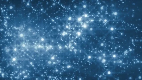 Glittering blue particle background. Video stock 71263078