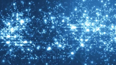 Glittering blue particle background. Video stock 71270931