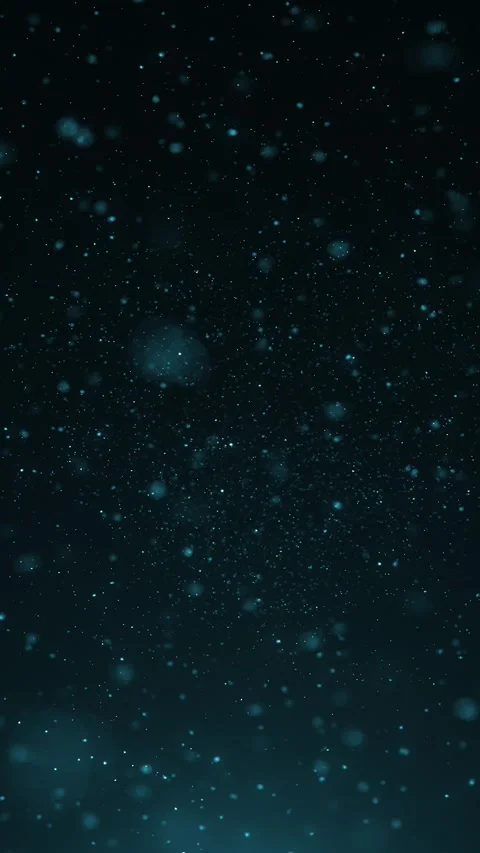 Glittering Blue Silver Fireflies Particles Background Stock Footage 346385614