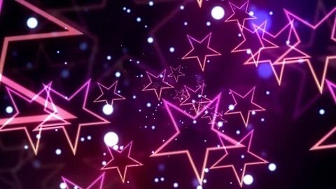 Glittering Celebration Star Video stock 78594311