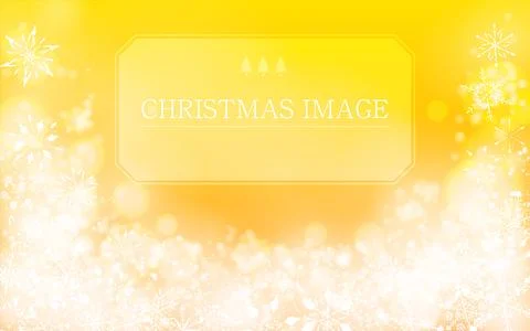 Glittering Christmas image background material with frame Stock Illustration