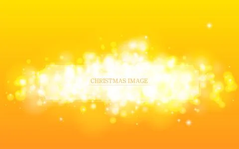 Glittering Christmas image background material with frame Illustrazione stock